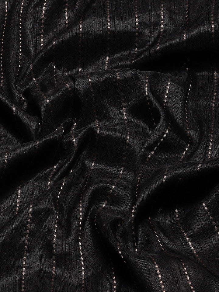 Embroidered Border Booti Art Silk Saree