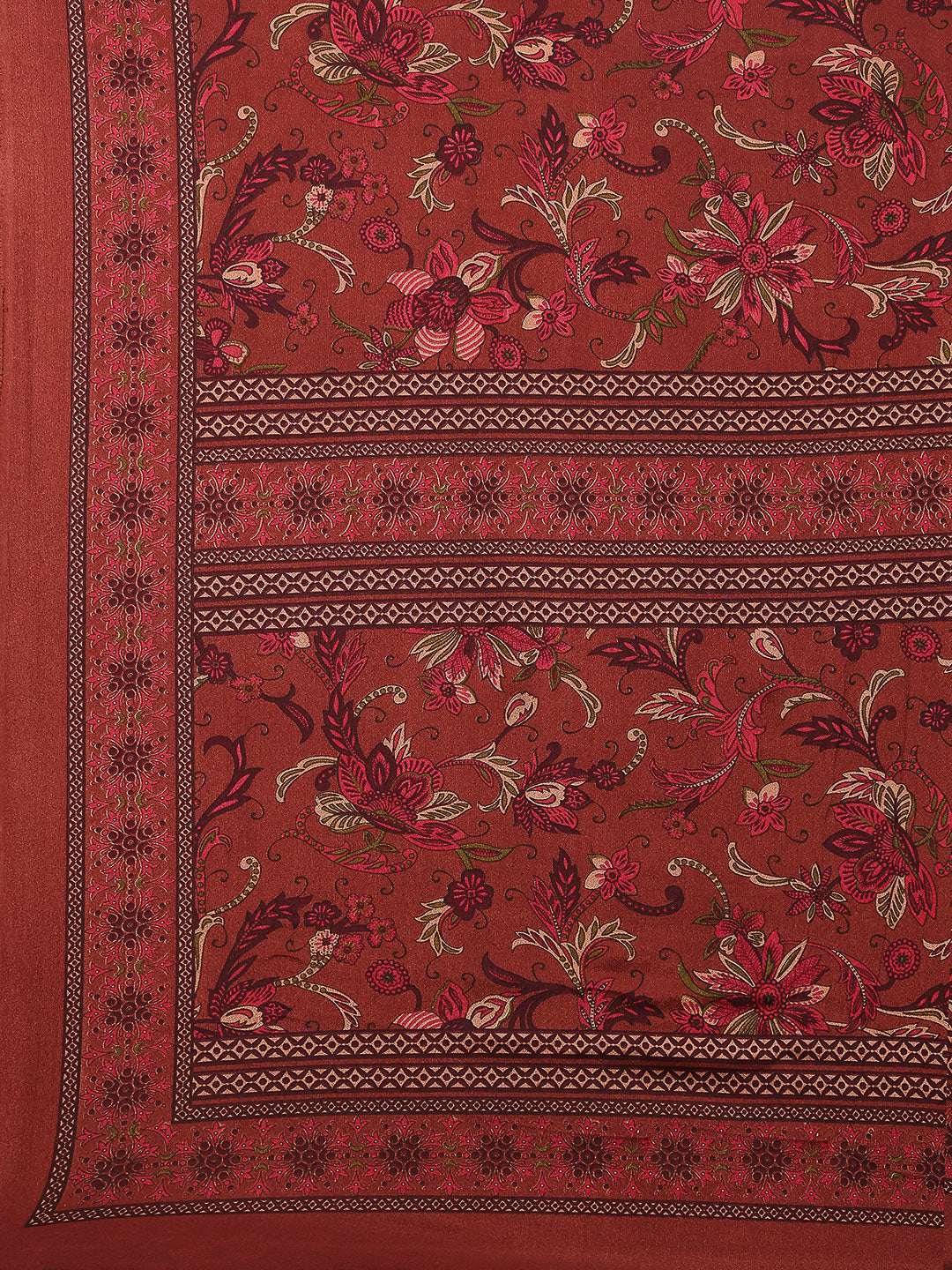 Digital Printed Crepe Saree