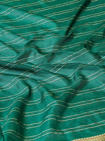 Plain Zari Border Organza Saree