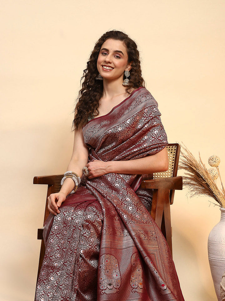 Woven Design Art Silk Saree