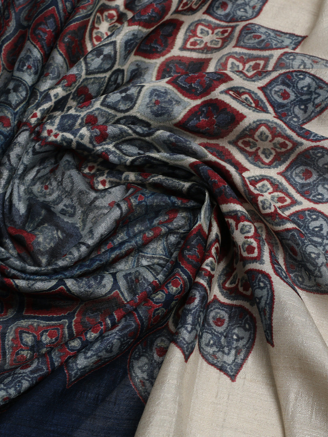 Printed Tussar Saree
