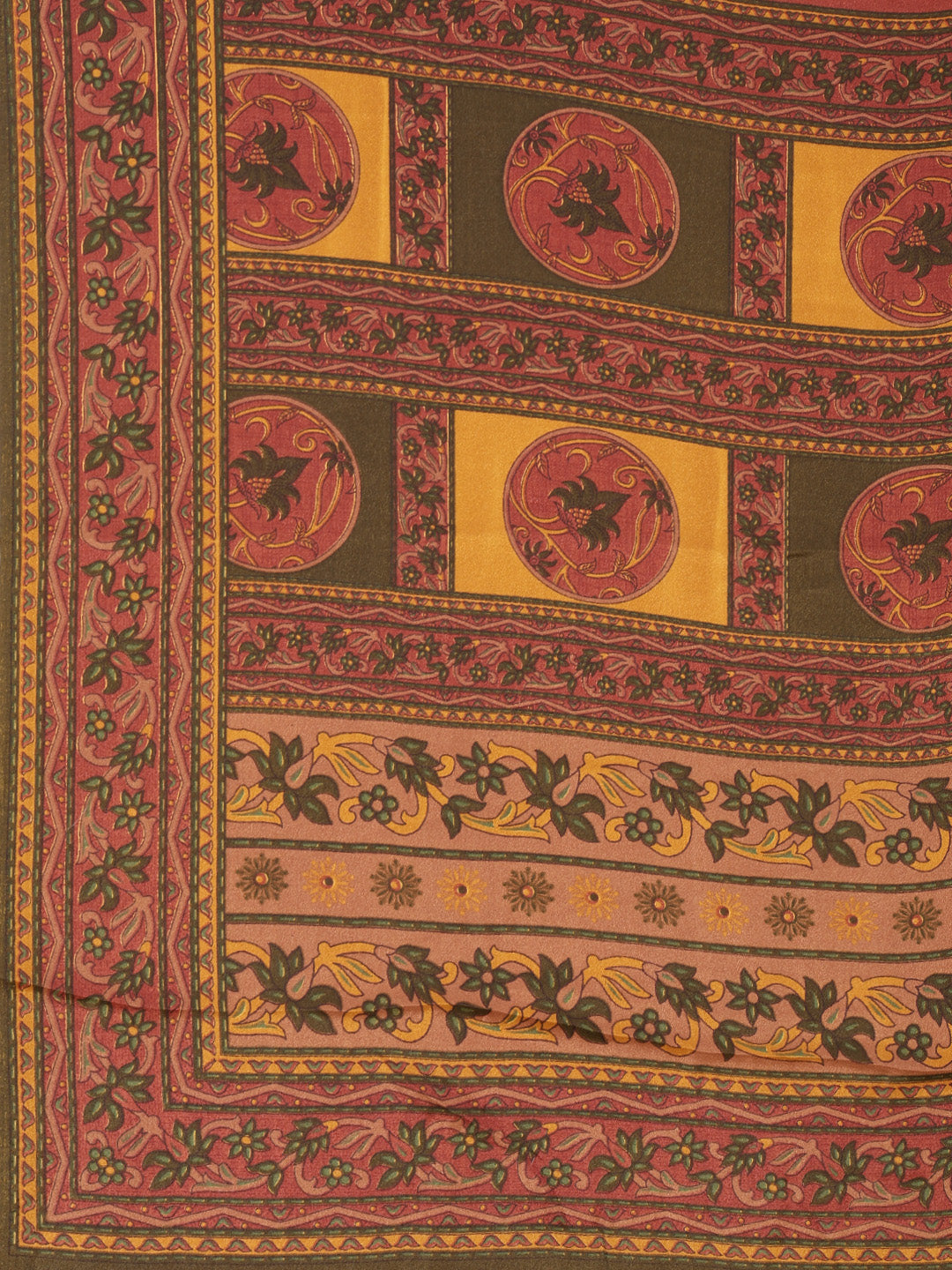 Digital Printed Crepe Saree