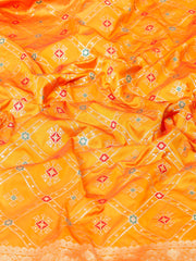 Zari Border Banarasi Woven Saree