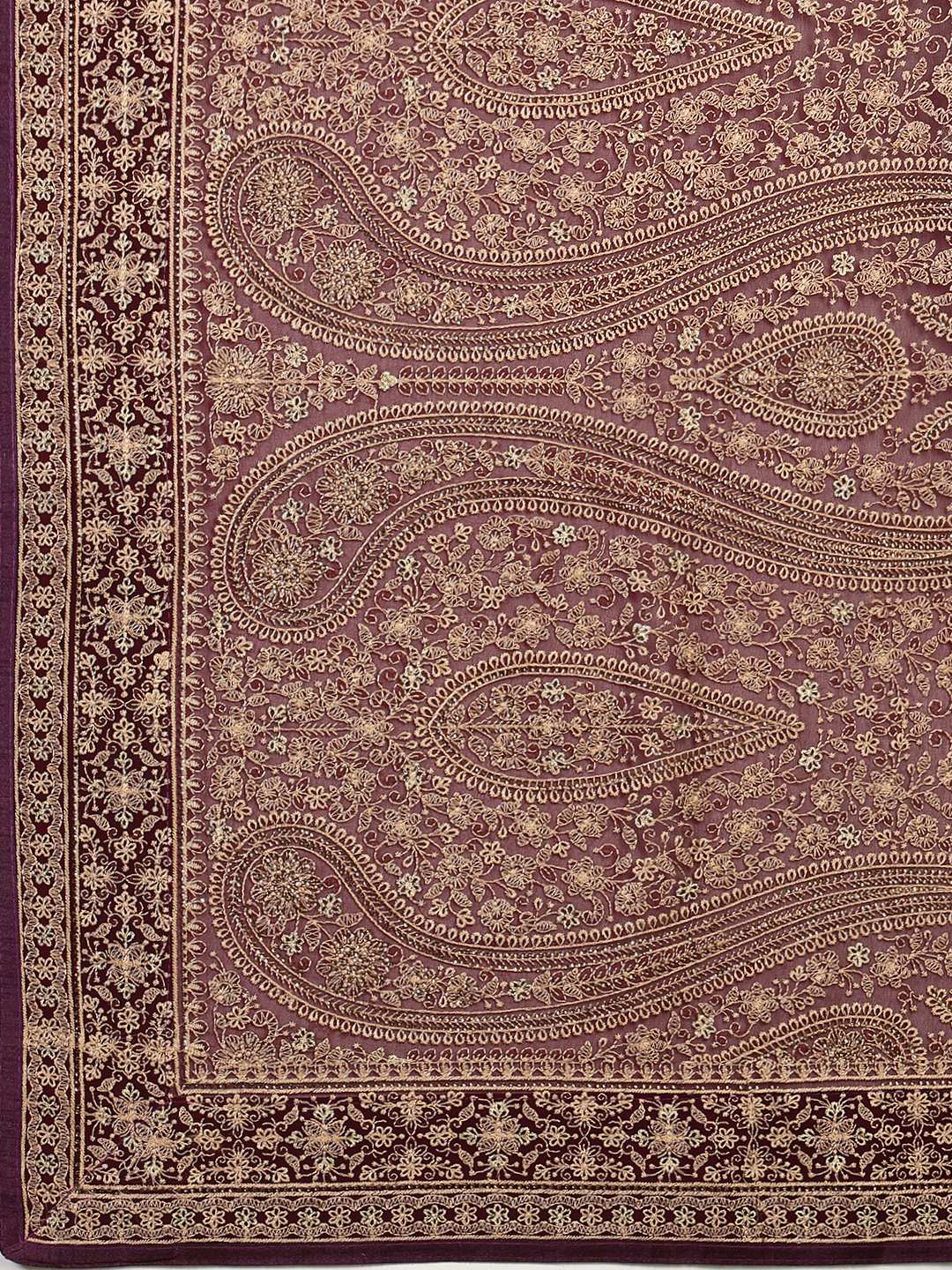Embroidered Georgette Saree
