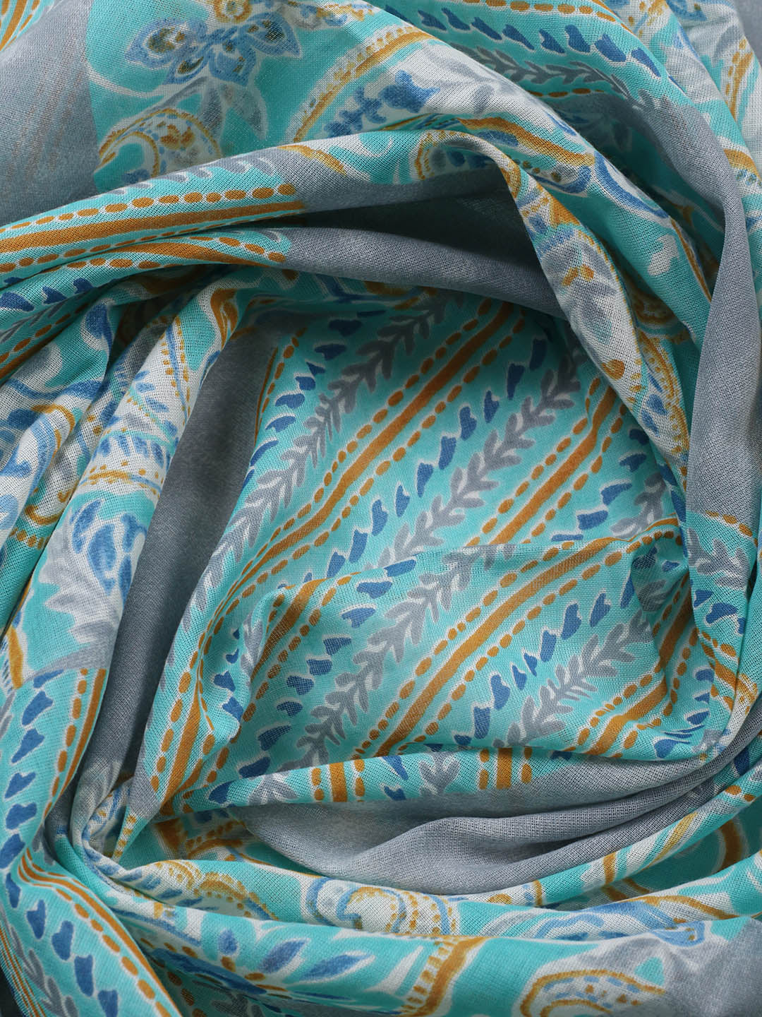Embroidered Cotton Blend Unstitched Suit With Pant &amp; Dupatta