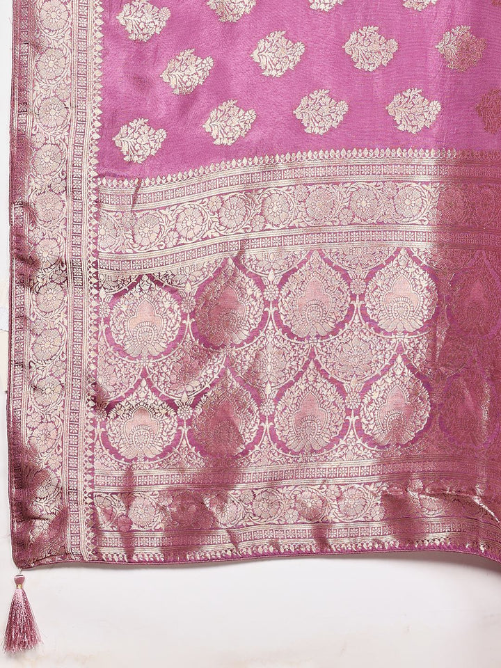 Woven Design Cotton Blend Saree