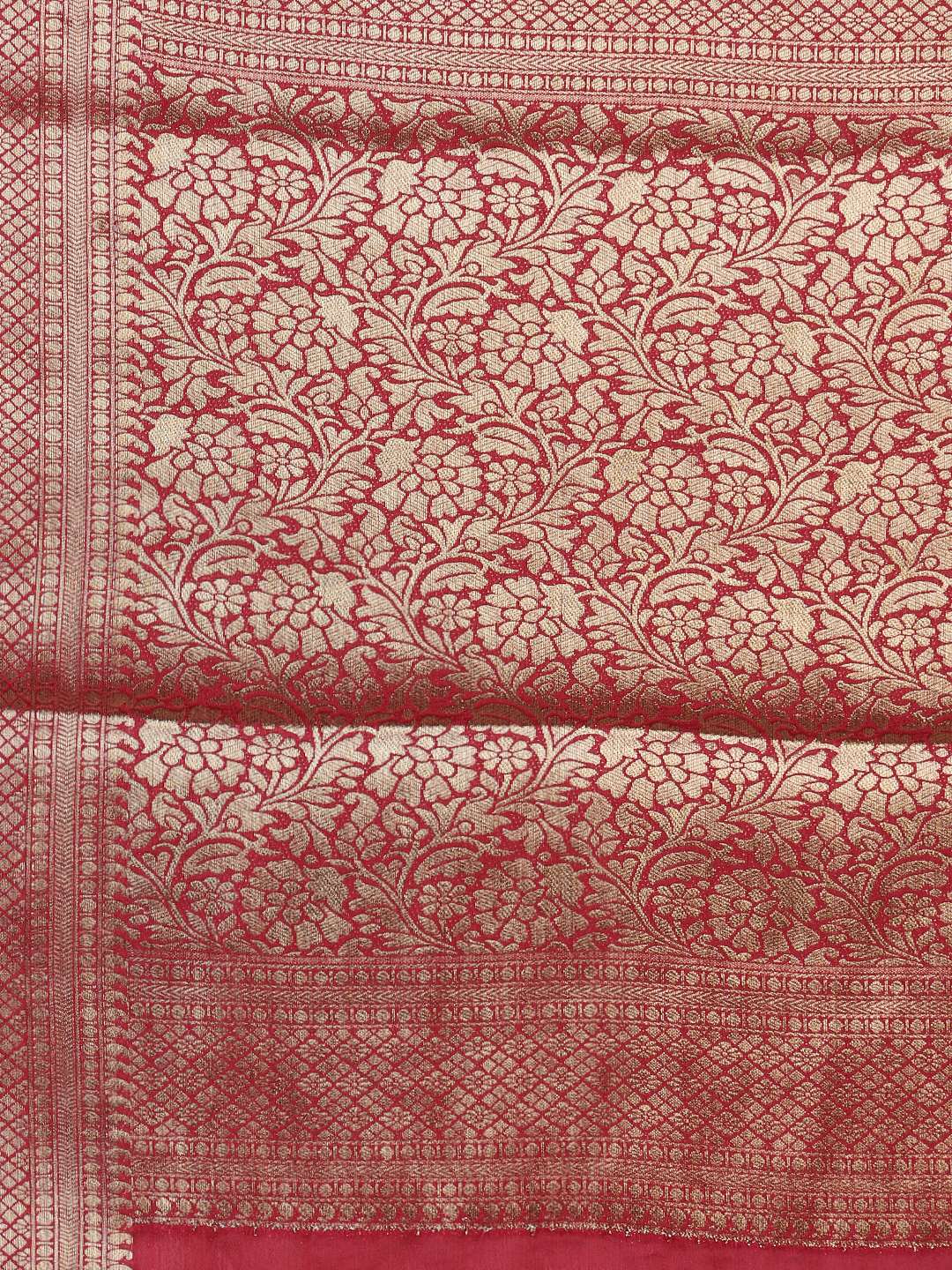 Plain Crepe Saree