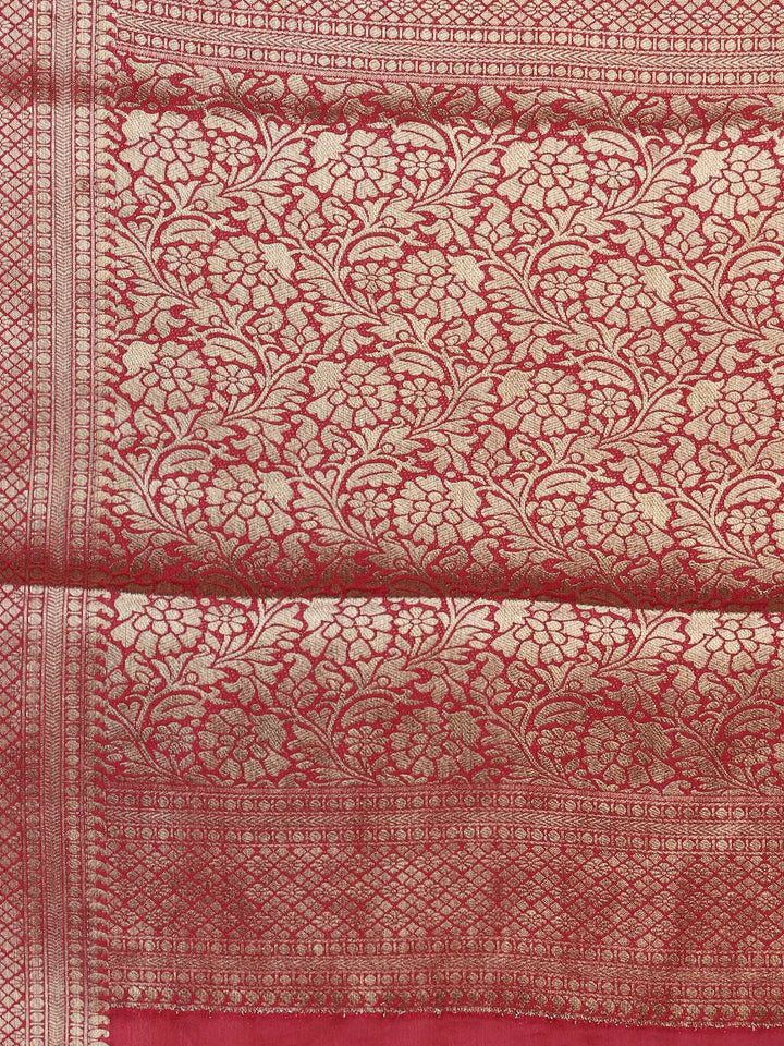Plain Crepe Saree