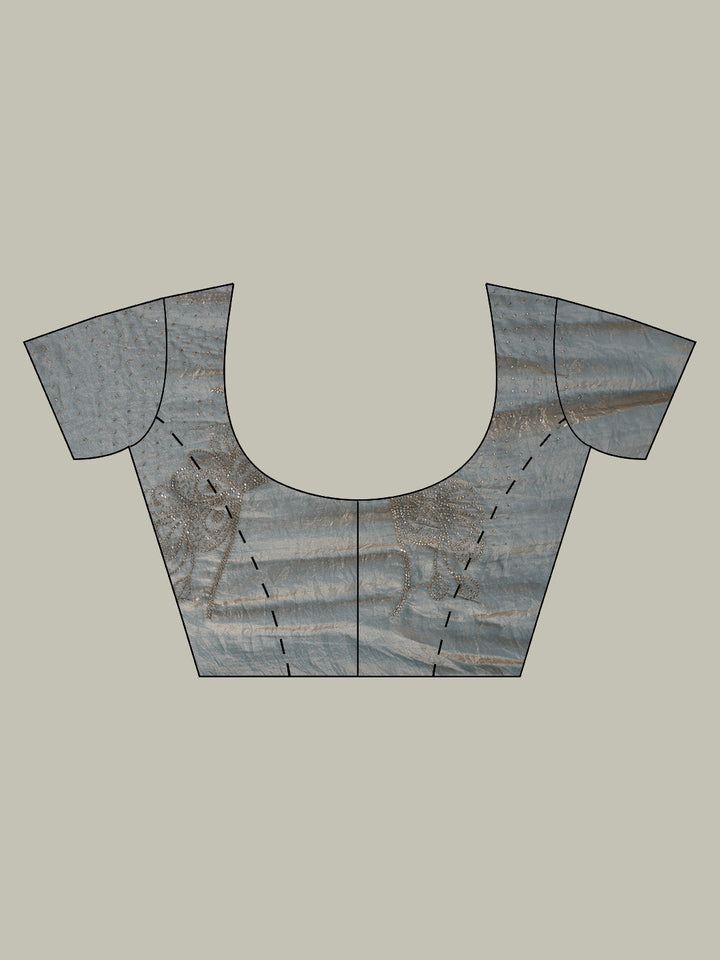 Stone Work Embellished Tissue Saree