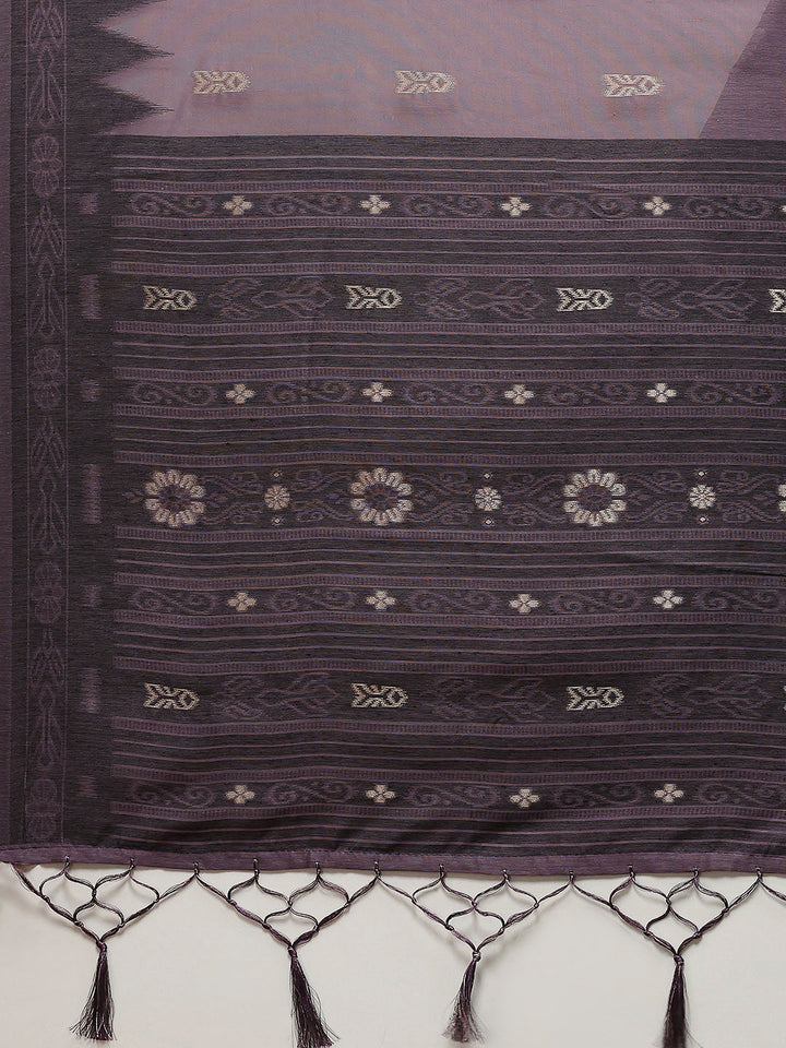 Resham Booti Woven Cotton Saree