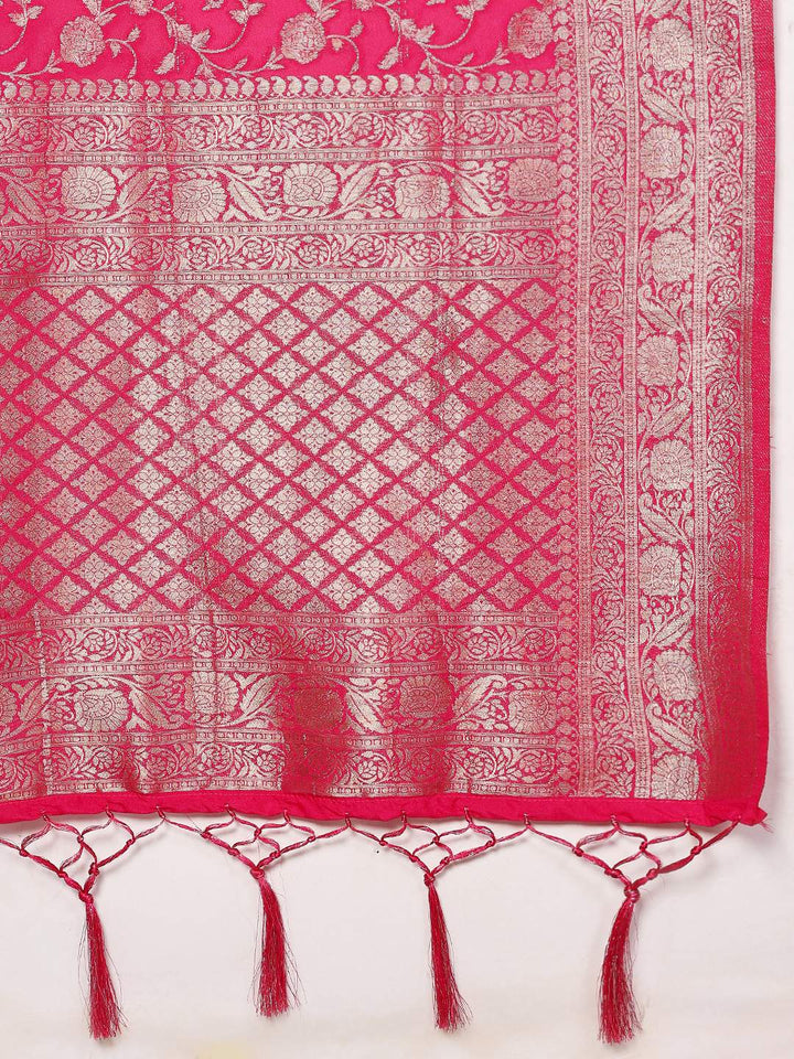 Plain Crepe Saree