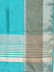 Plain Zari Border Handloom Saree