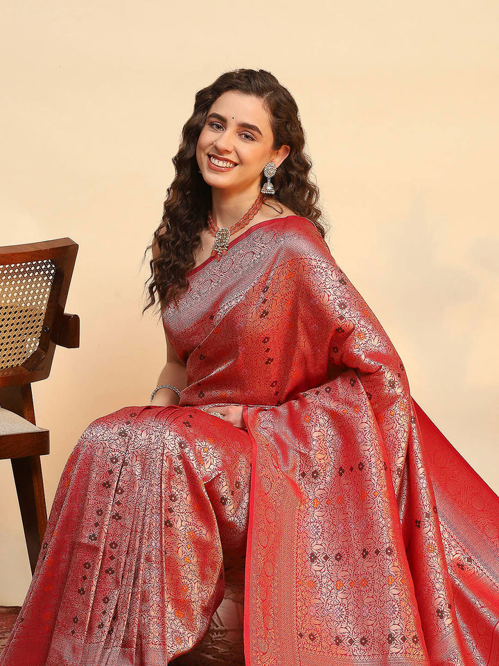 Woven Design Art Silk Saree