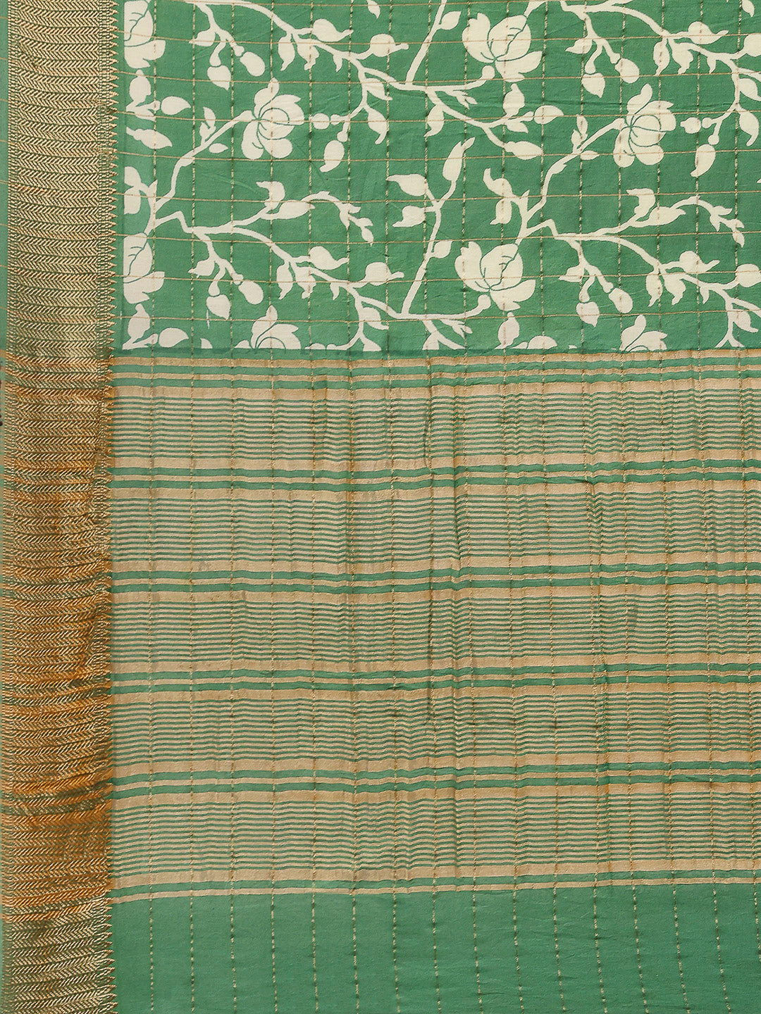 Floral Printed Art Silk Saree