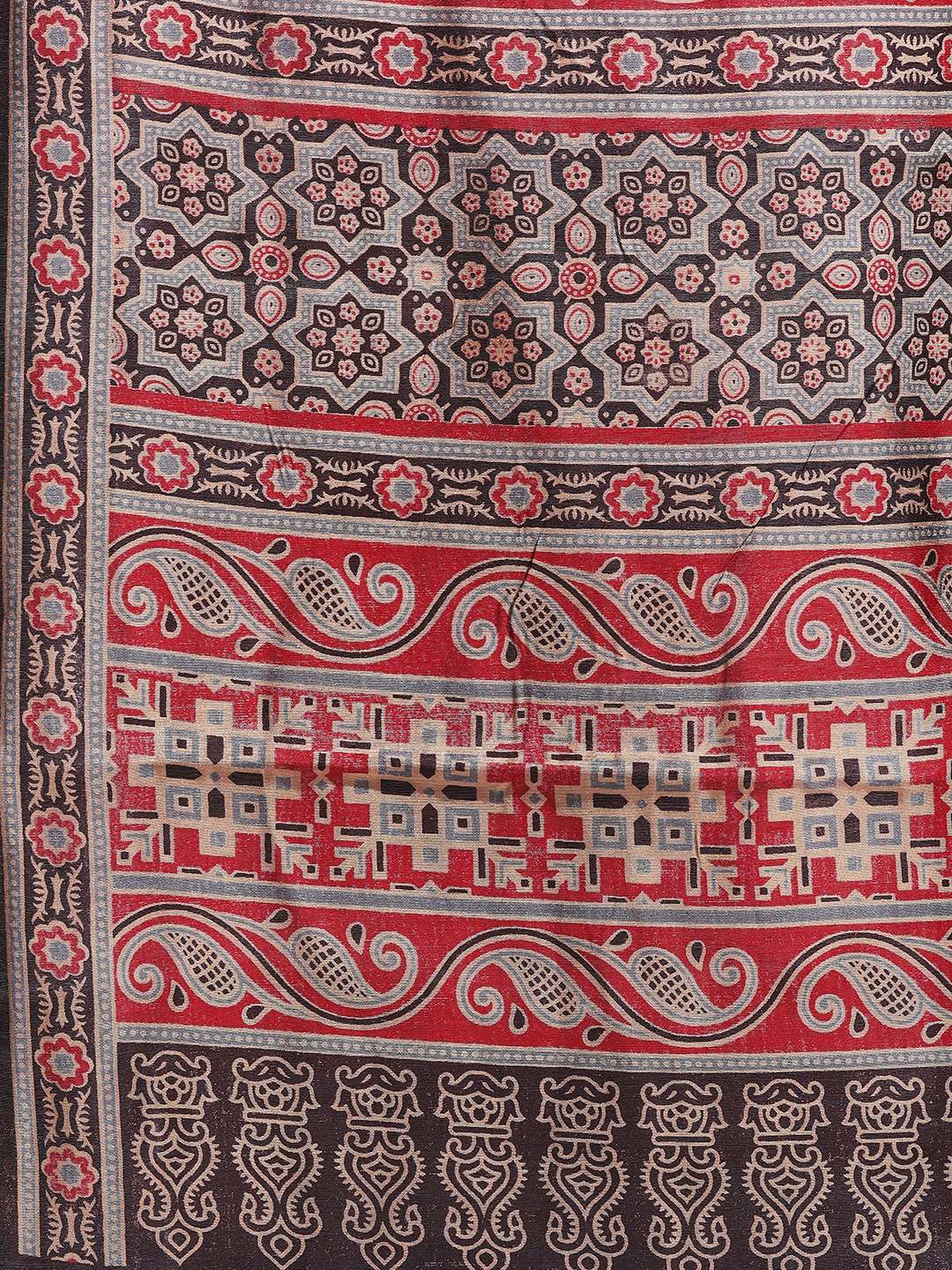 Digital Printed Art Silk Saree