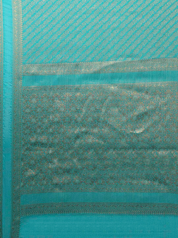 Plain Crepe Saree