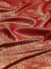 Zari Jaal Brocade Handloom Woven Saree