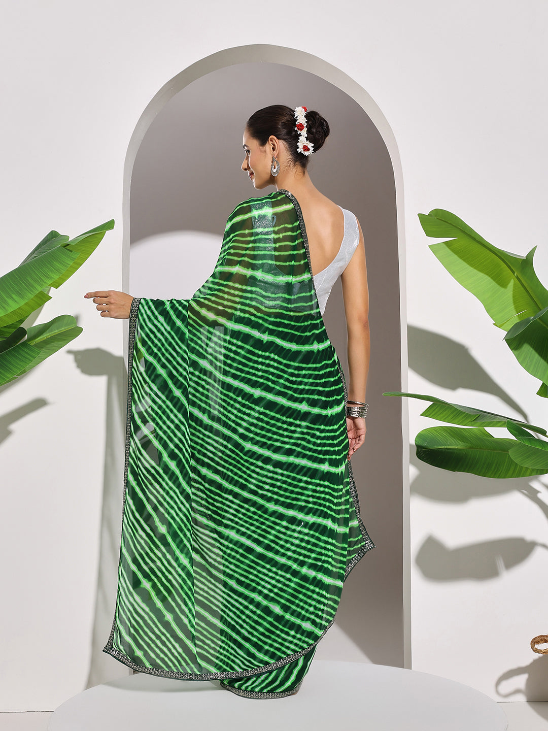 Printed Georgette Saree