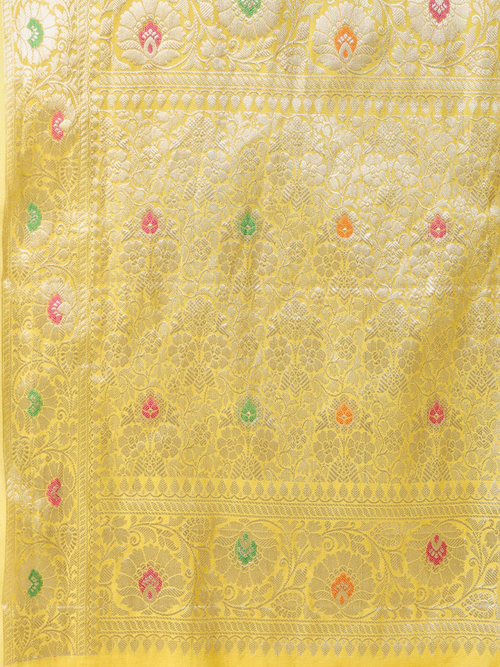 Zari Woven Cotton Blend  Saree