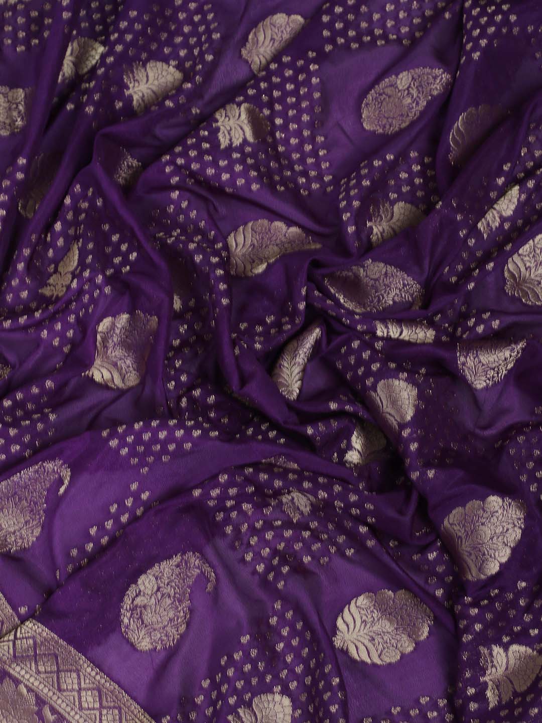 Plain Crepe Saree