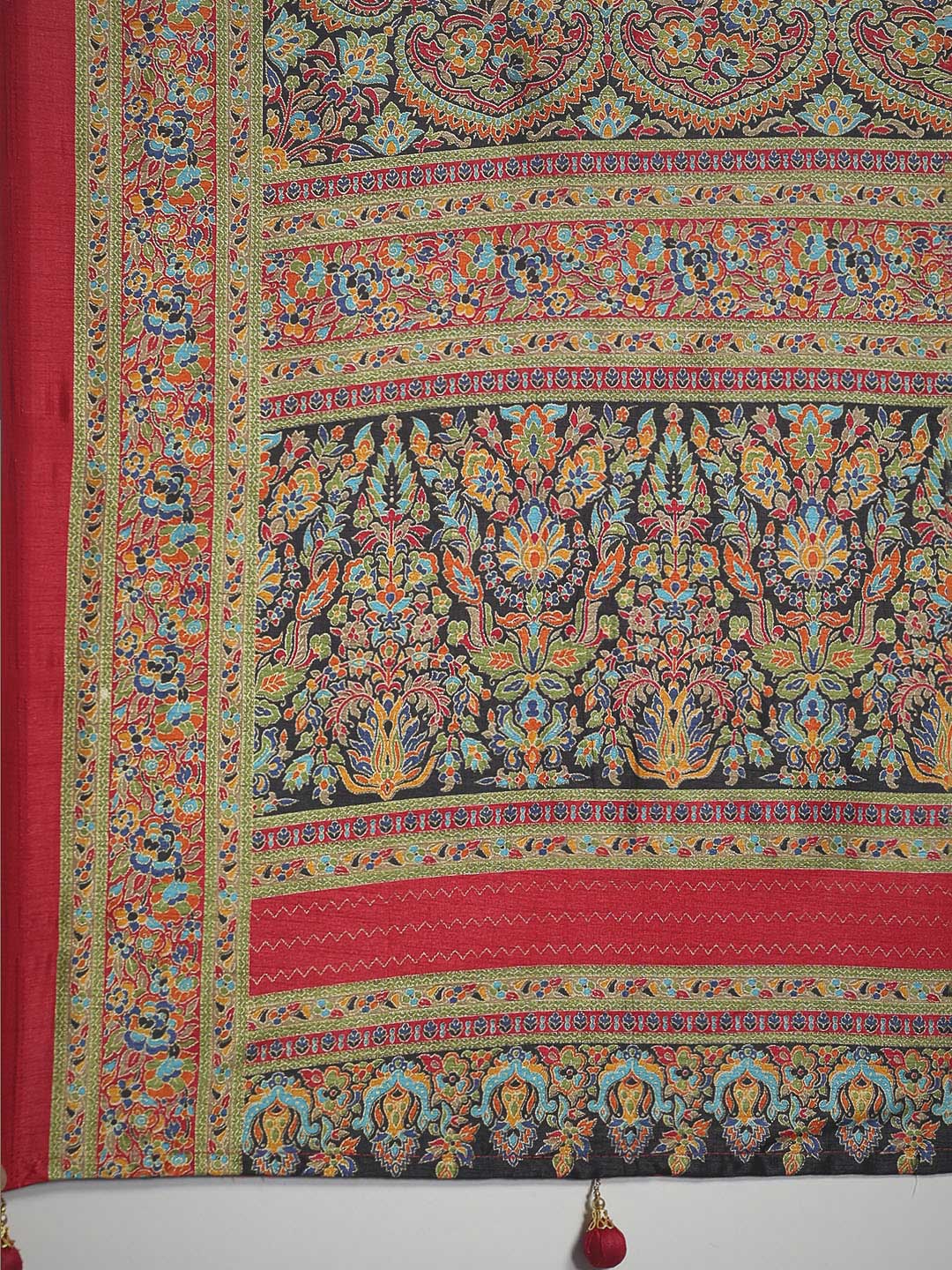 Digital Printed Art Silk Saree