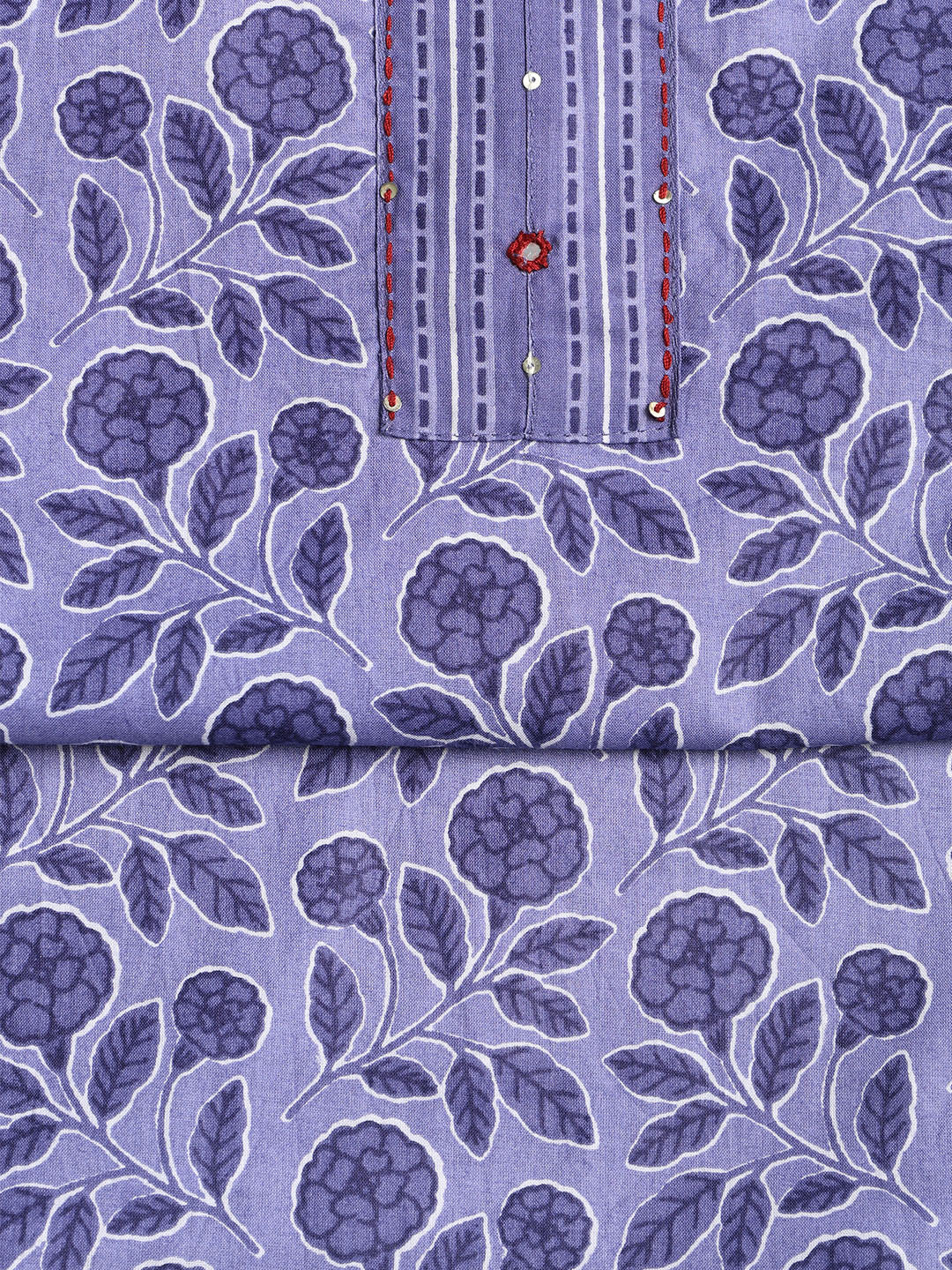Printed Cotton Printed Unstitched Suit With Dupatta