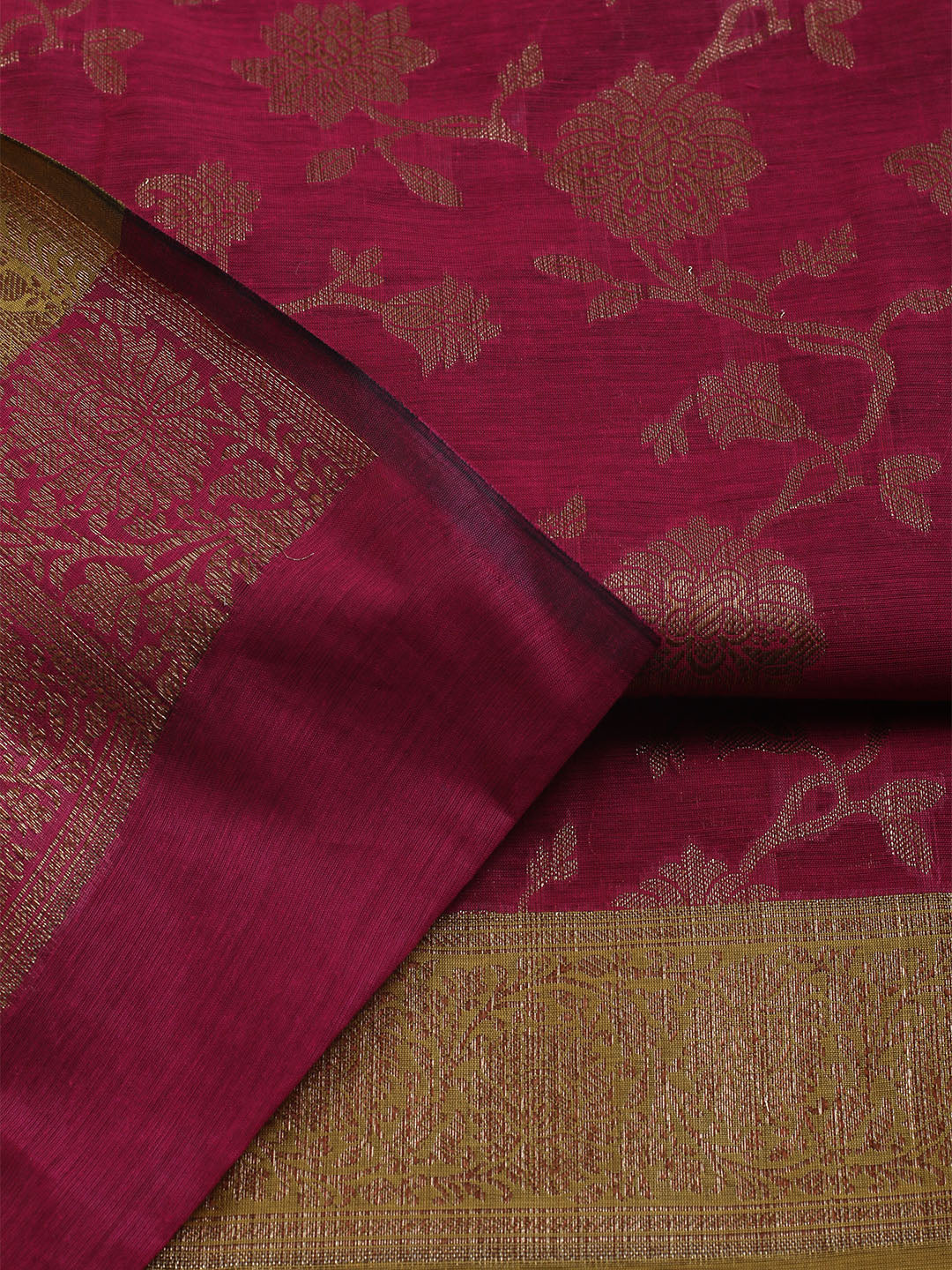 Woven Chanderi Unstitched Suit With Dupatta