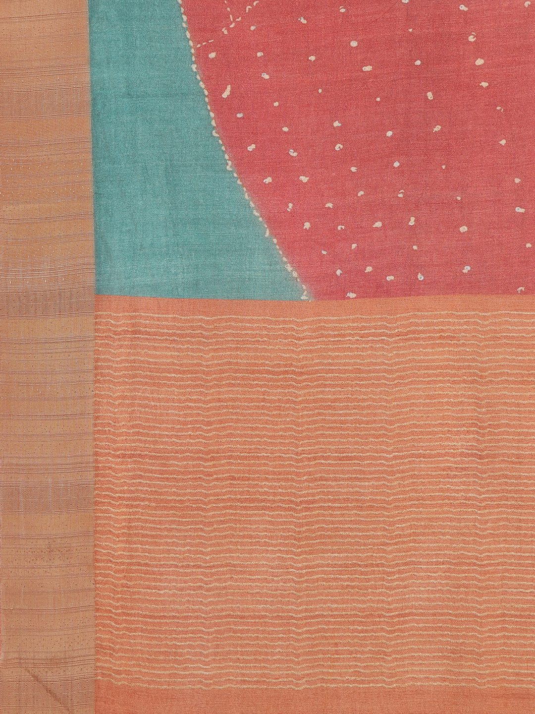 Printed Tussar Saree
