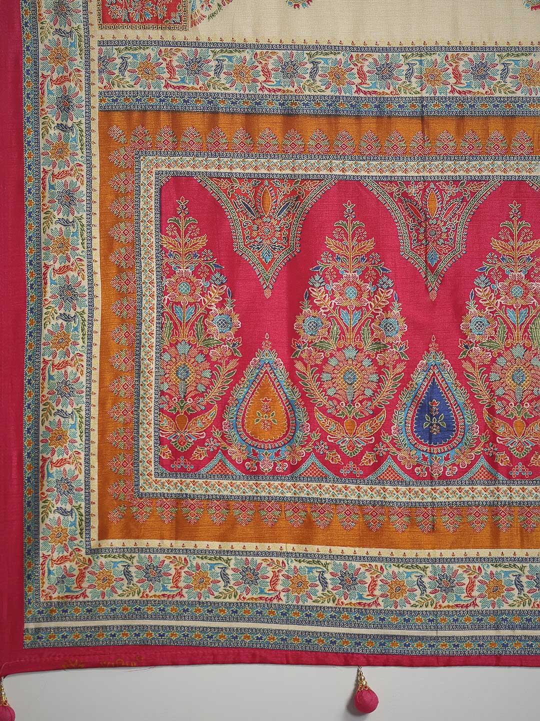 Digital Printed Art Silk Saree