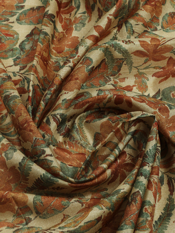 Printed Tussar Saree