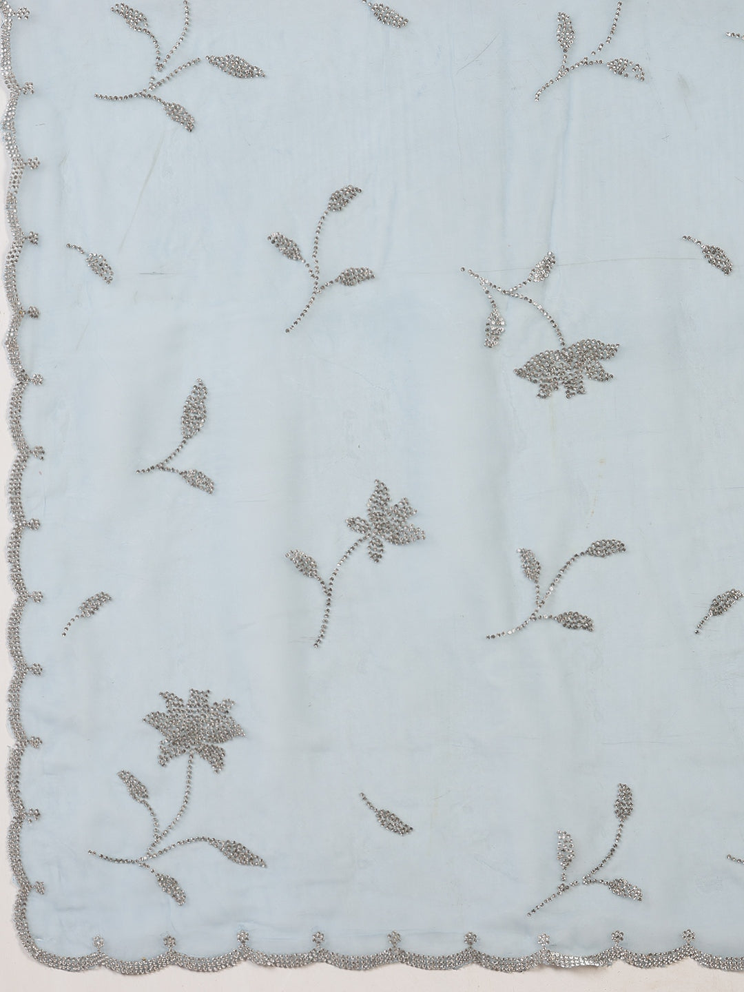 Embroidered Tissue Saree