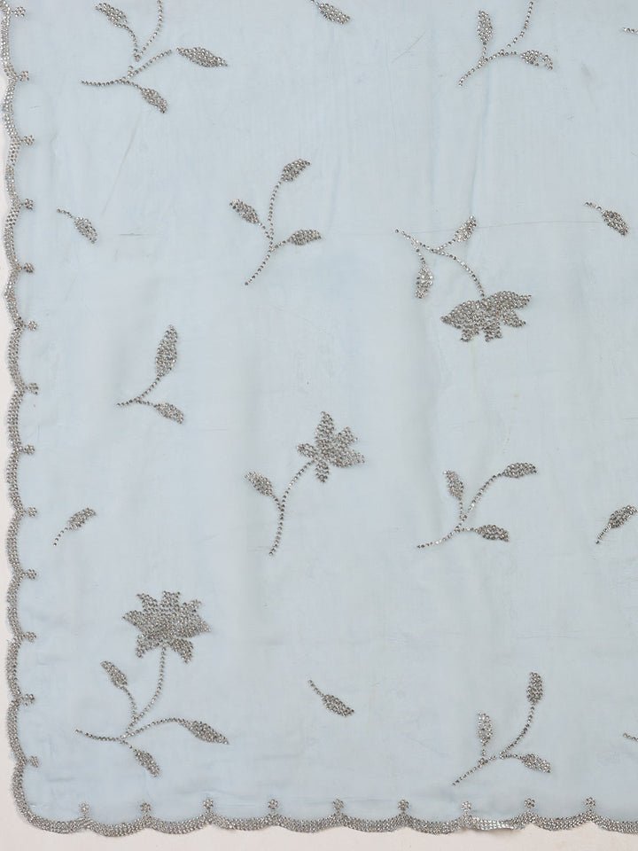 Embroidered Tissue Saree