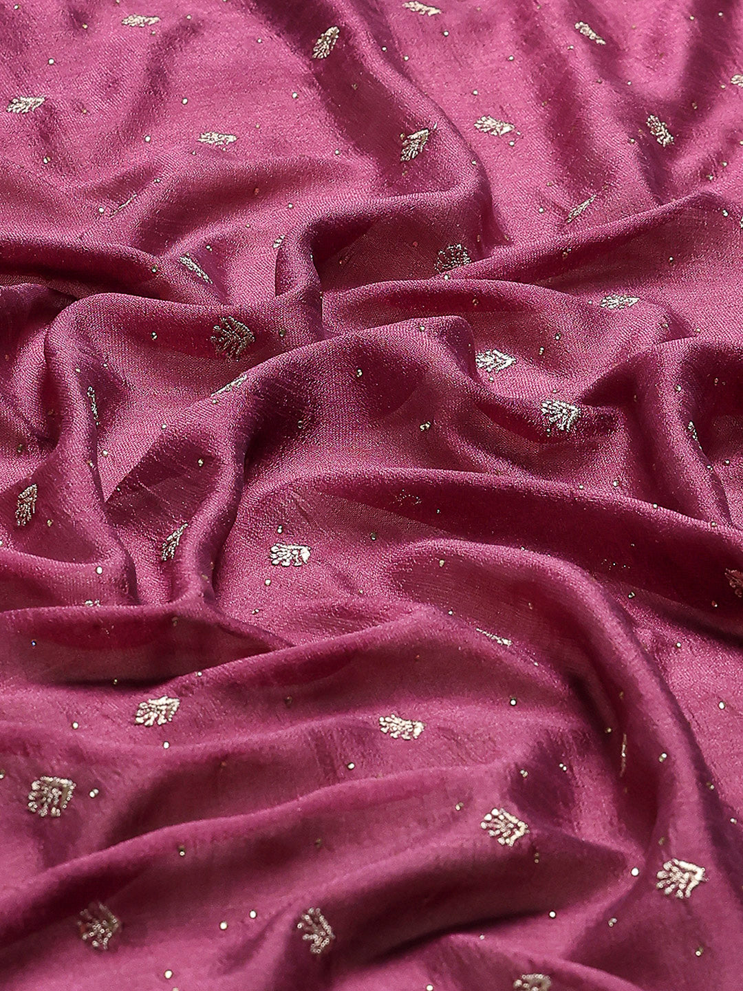 Zari Embroidered Tussar Saree
