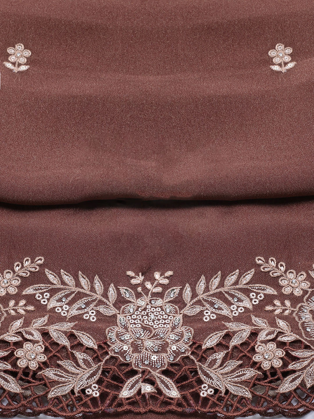 Embroidered Tissue Unstitched Suit With Dupatta