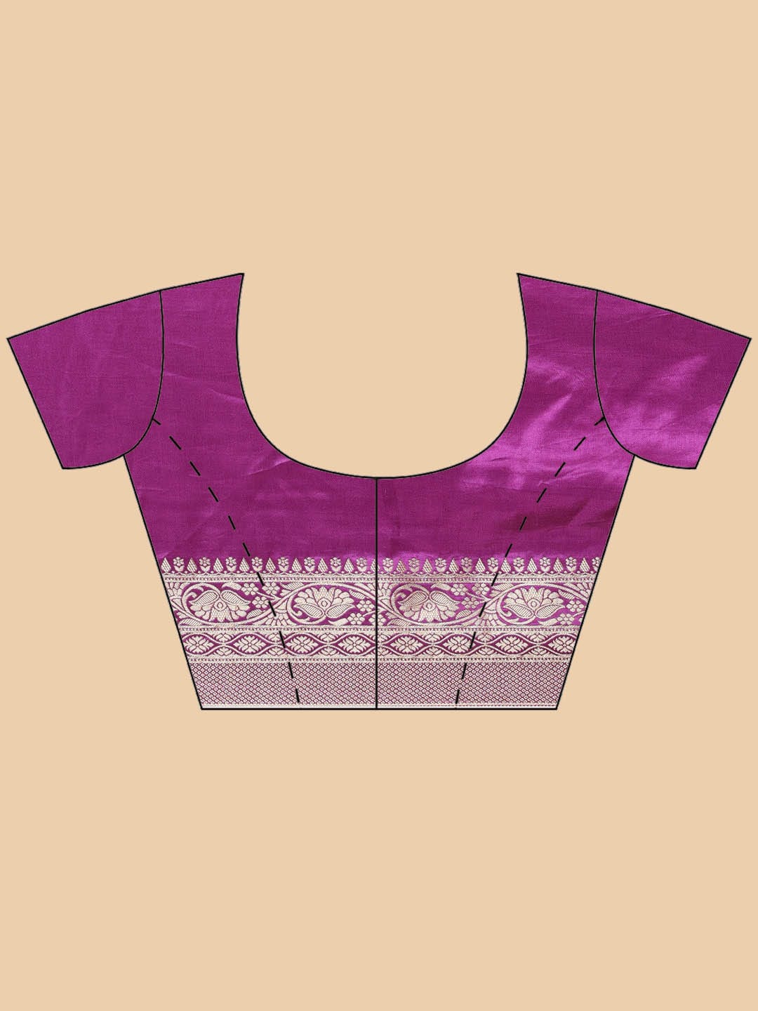 Zari Jaal Woven Satin Saree