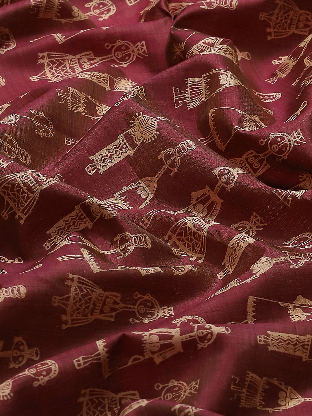 Digital Printed Art Silk Saree