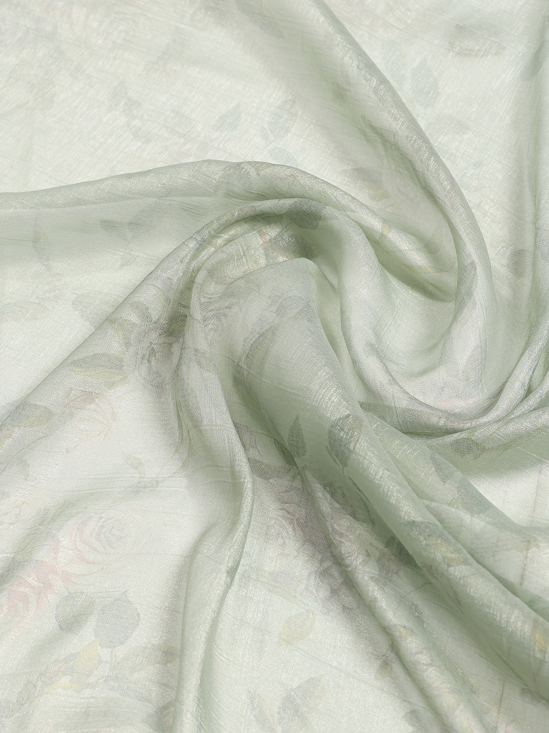 Cutdana Embroidered Chiffon Saree