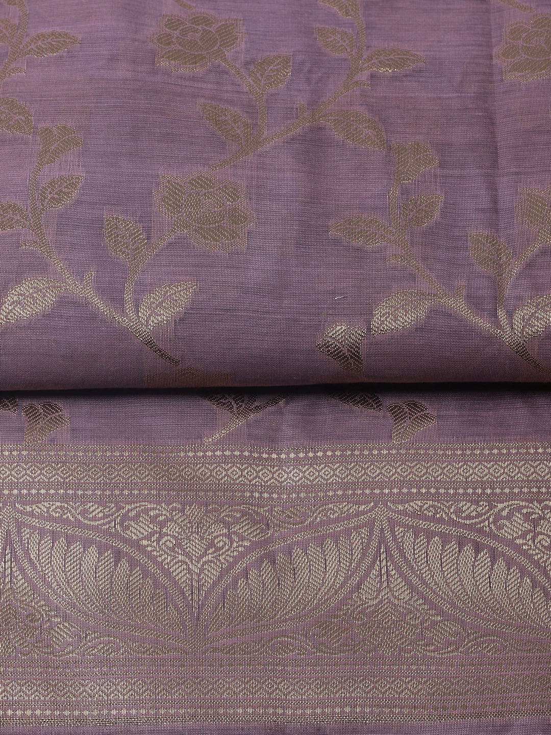 Woven Chanderi Unstitched Suit With Dupatta