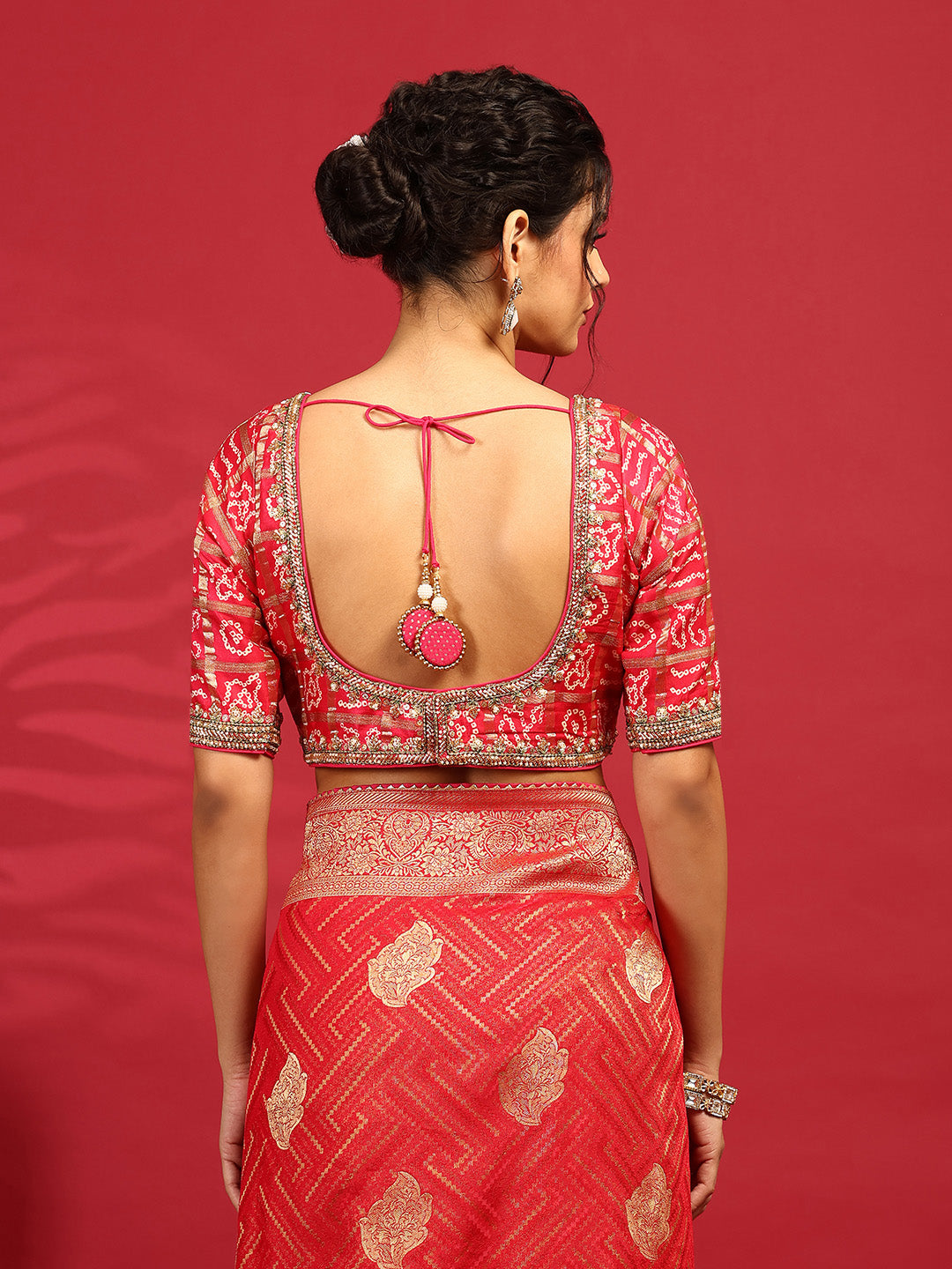 Embroidered Banarasi Saree
