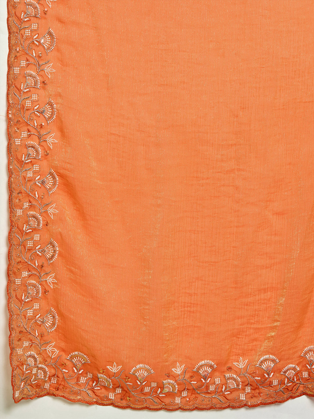 Embroidered Chiffon Saree