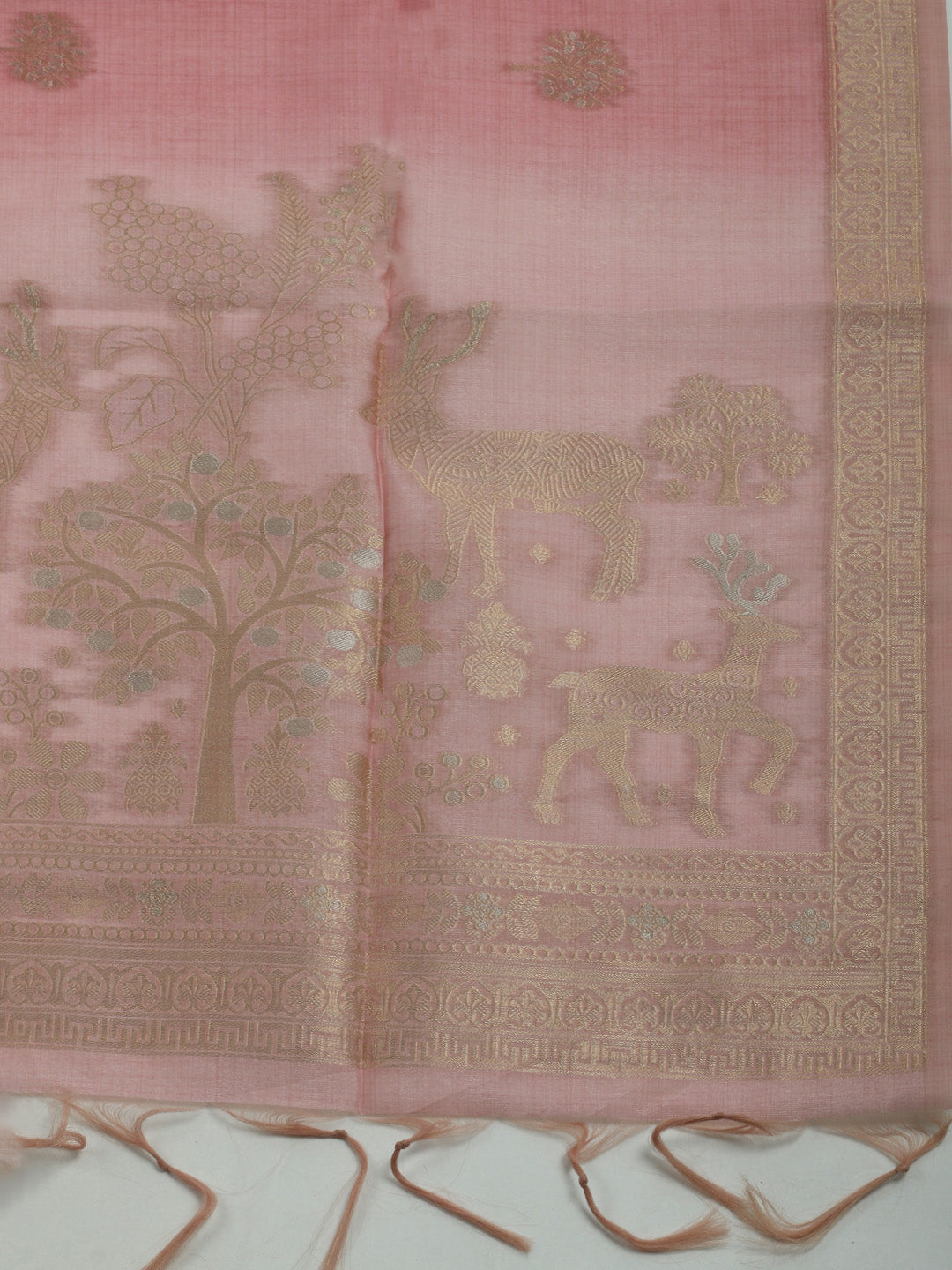 Printed Tussar Saree