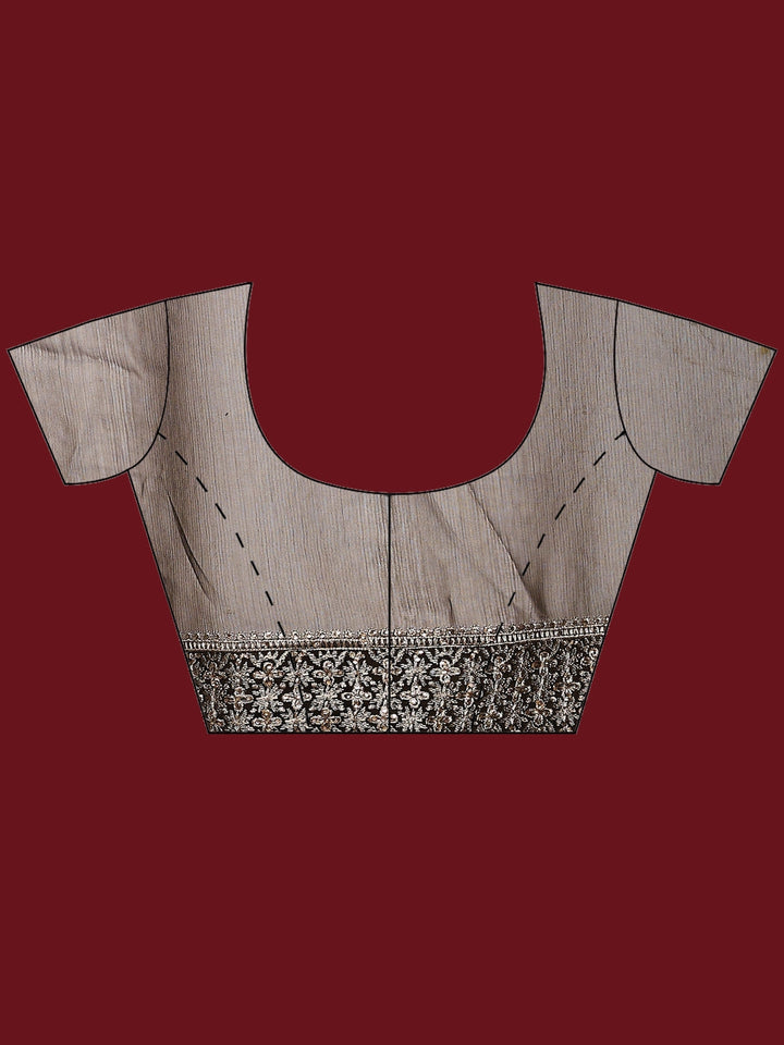 Embroidered Georgette Saree
