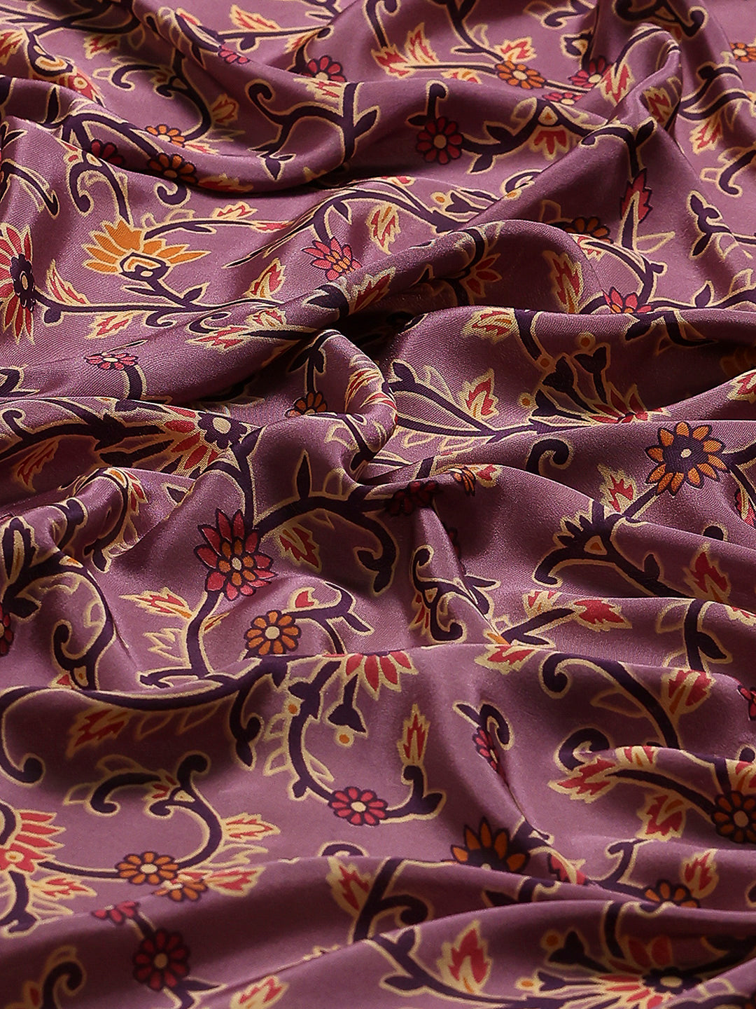 Digital Printed Crepe Saree