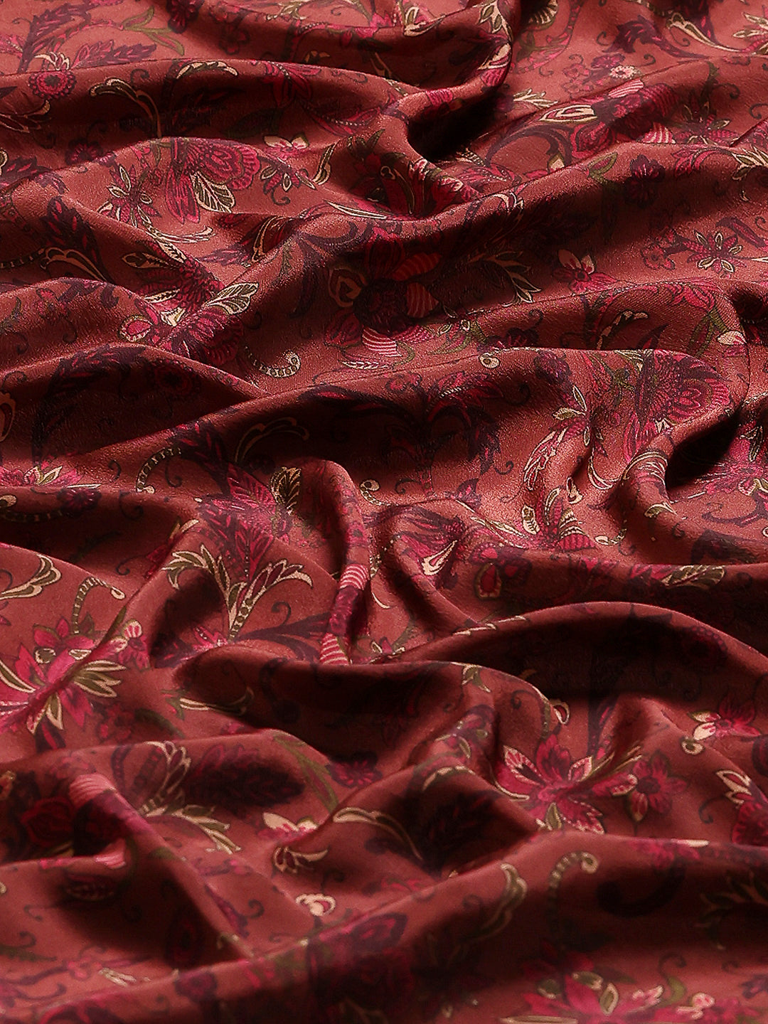 Digital Printed Crepe Saree