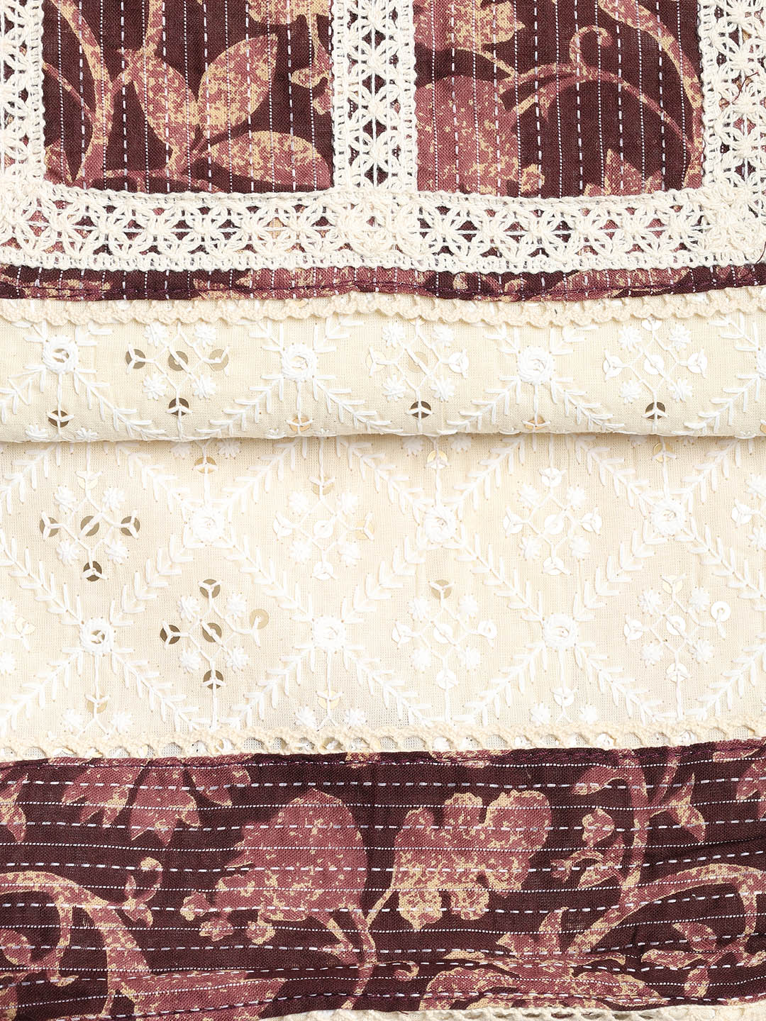 Embroidered Cotton Blend Unstitched Suit With Dupatta