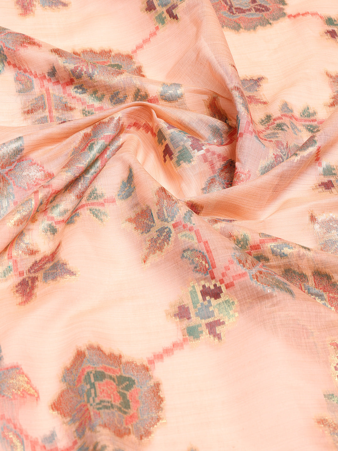 Zari Jaal Art Silk Woven Saree