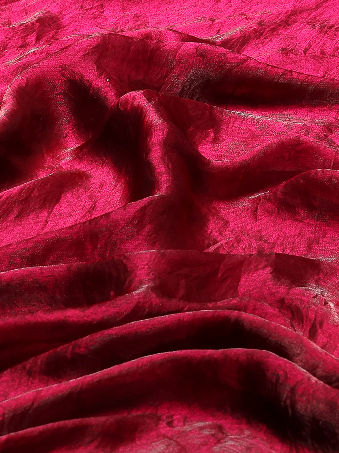 Stone Border Embellished Organza Saree