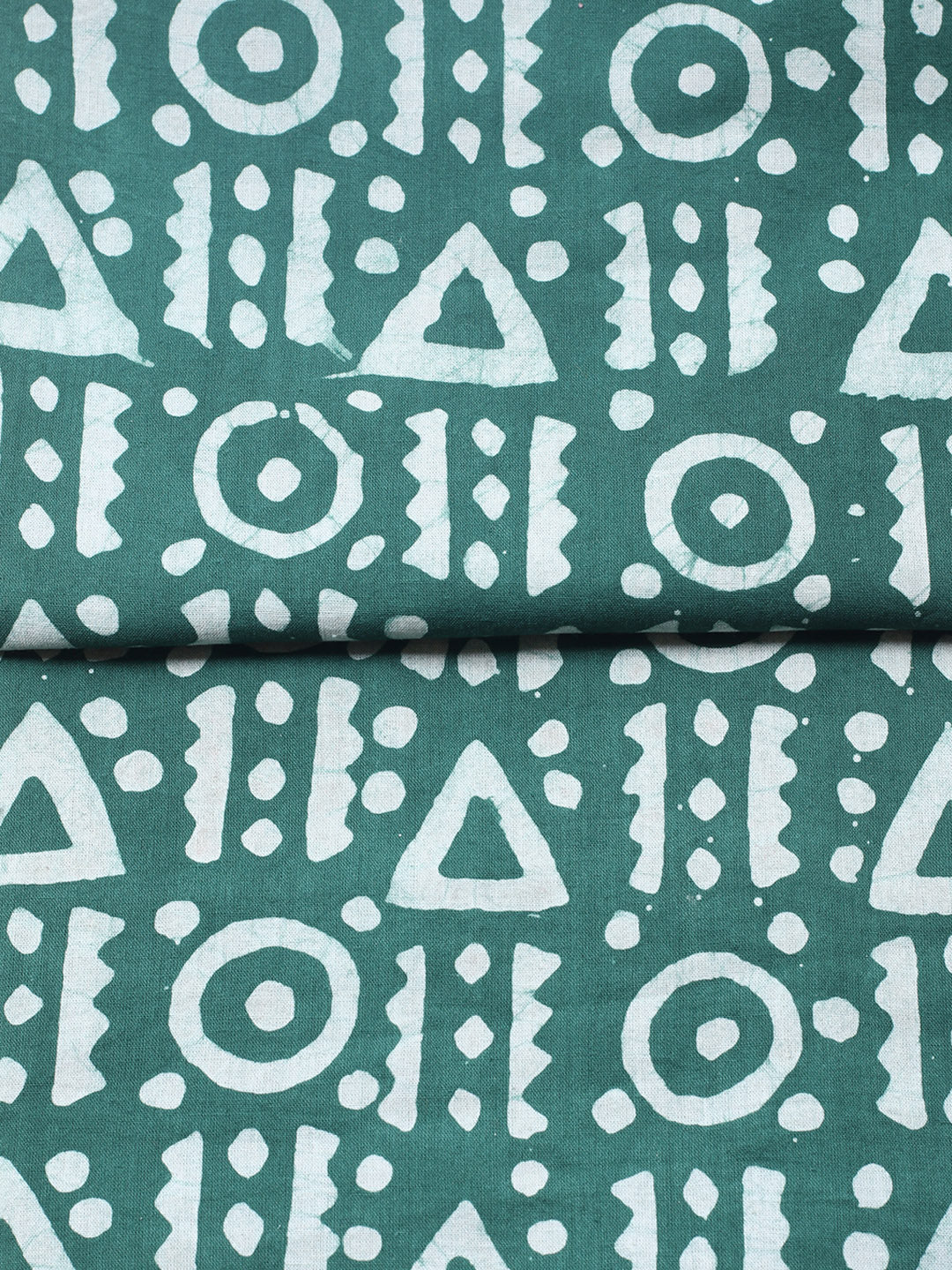 Printed Cotton Blend Unstitched Suit With Pant &amp; Dupatta