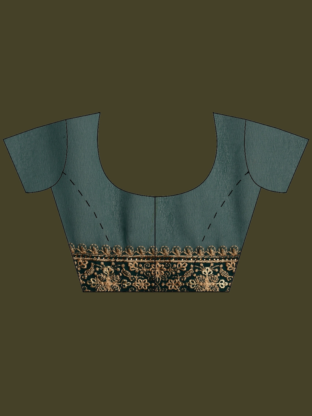Embroidered Georgette Saree