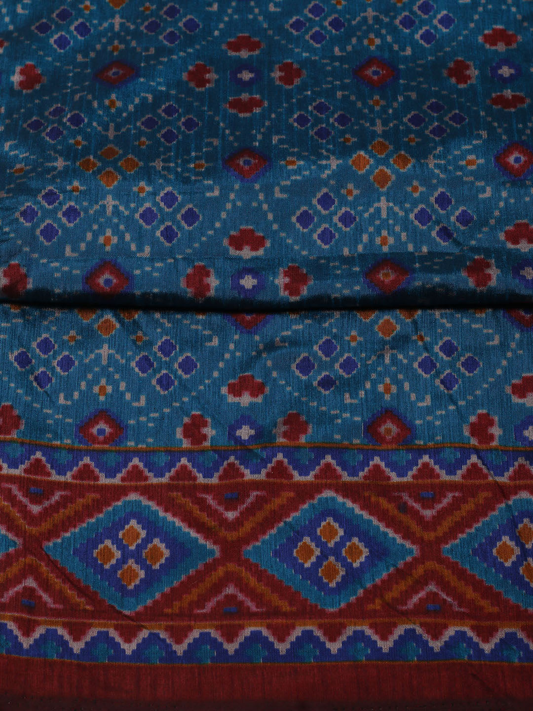 Woven Design Art Silk Unstitched Suit With Pant Dupatta